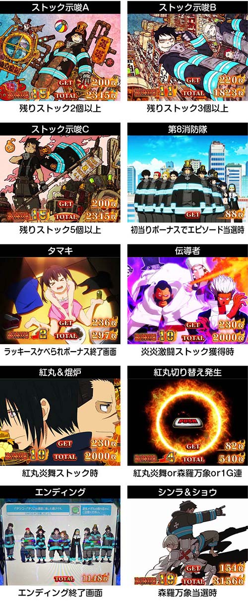 設定以外の示唆画面