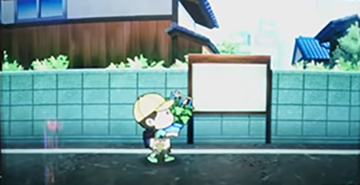 キャラ通過