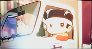 夕暮れの車窓