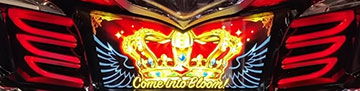 キングハナハナ-30 ボーナス終了時のランプ