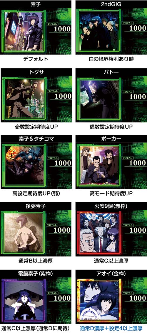 攻殻機動隊 S.A.C. AT終了画面 隠しPUSH
