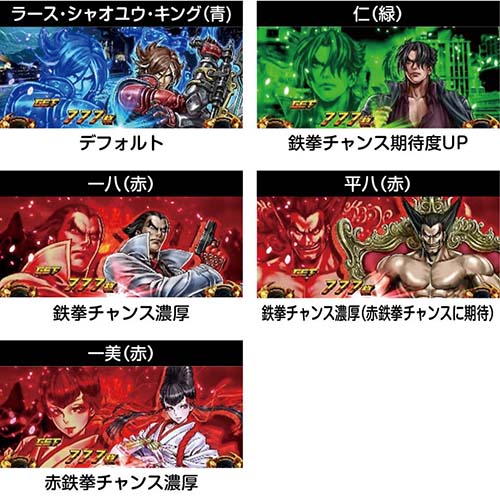 非鉄拳チャンス中BIG終了画面