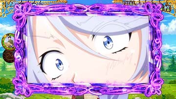 スマスロ とんでもスキルで異世界放浪メシ エンディング中のイラスト:紫枠 → 高設定(強)